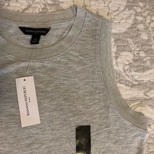 BR Factory Shine Trim Tank light heather gray